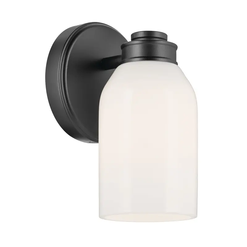 Shae One Light Wall Sconce Black