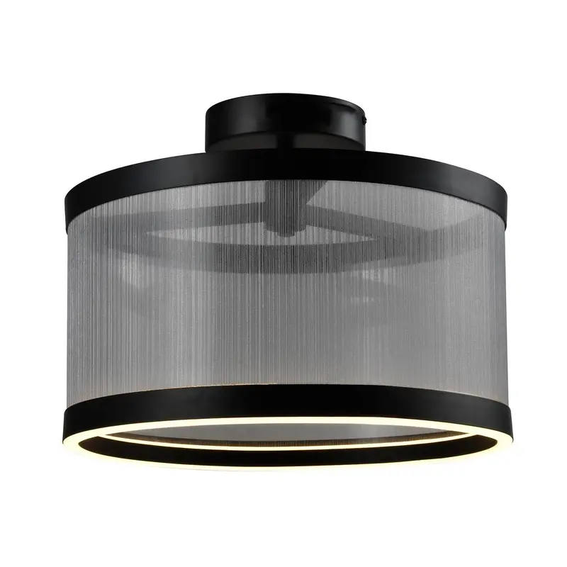 Cora LED Semi Flush Mount Silver