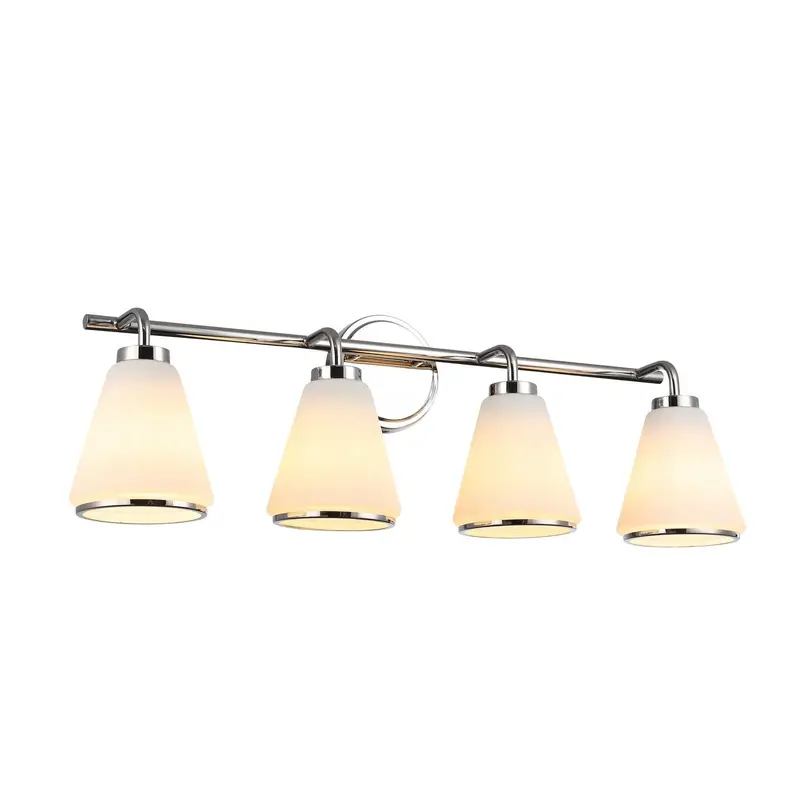 Zoey Four Light Bathroom Vanity Polished Nickel