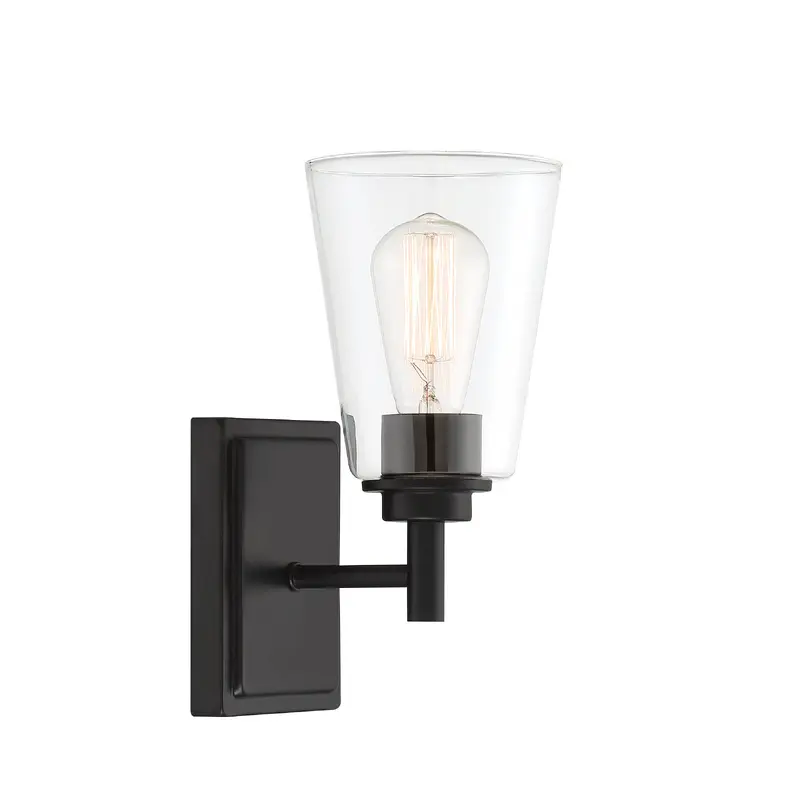 Westin One Light Wall Sconce Matte Black