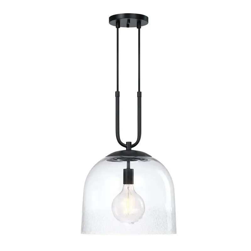 Astra One Light Pendant Matte Black