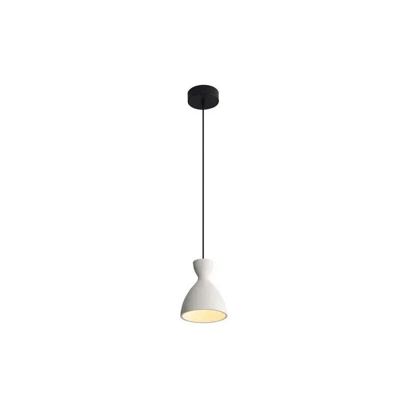 Aethera LED Pendant White Sandstone Cement