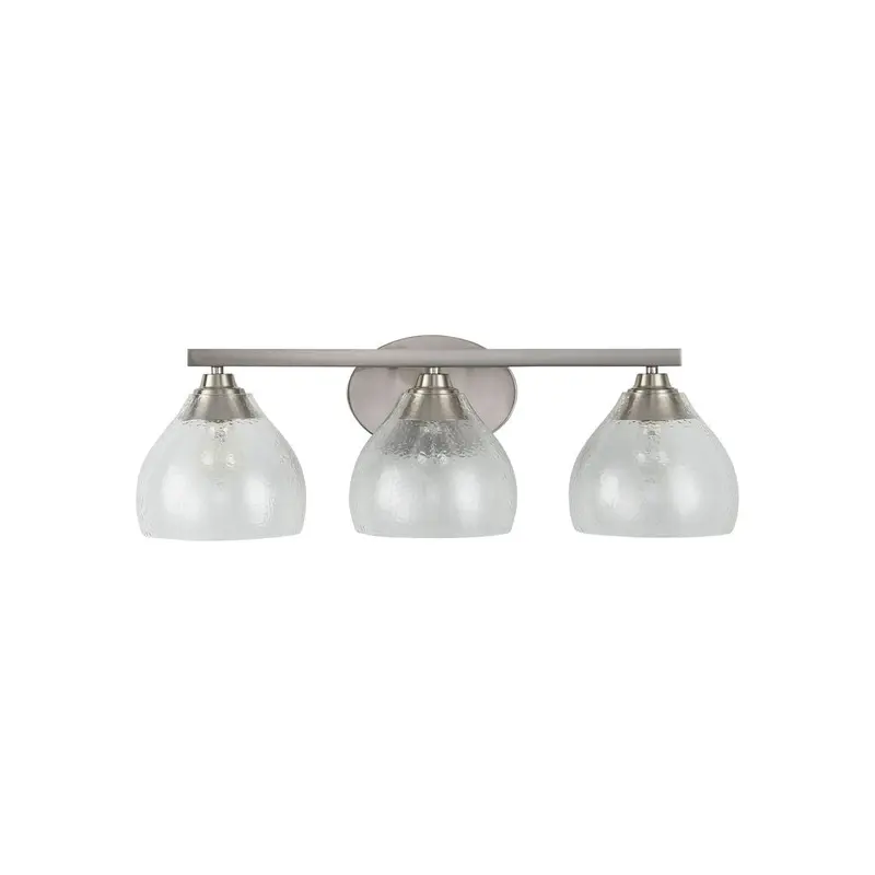 Ariella Three Light Vanity Pewter