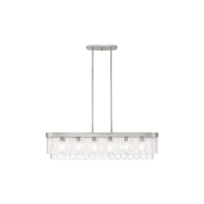 Ciara Six Light Pendant Peruvian Silver