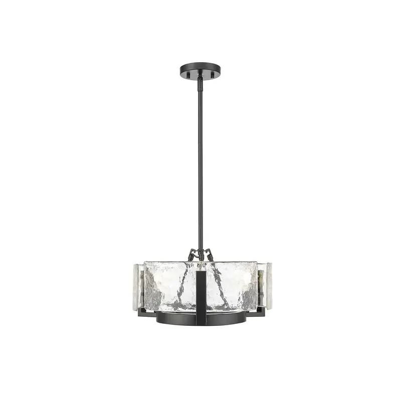 Aenon Three Light Chandelier Matte Black
