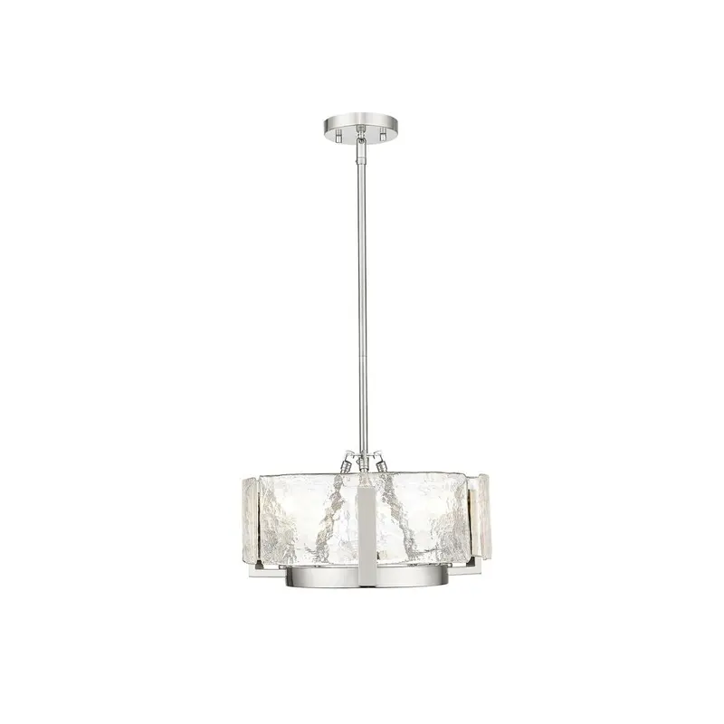 Aenon Three Light Chandelier Pewter