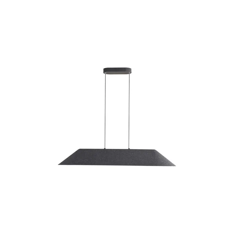Faroe LED Linear Pendant Flecked Black/Grey