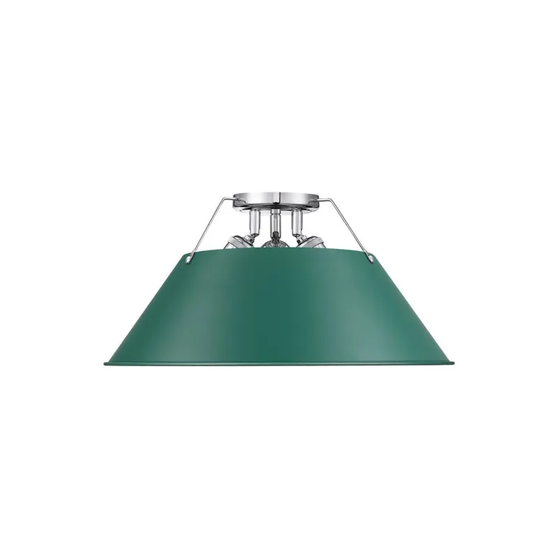 Orwell Three Light Flush Mount Chrome