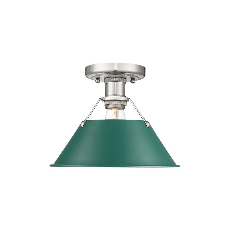 Orwell One Light Flush Mount Pewter