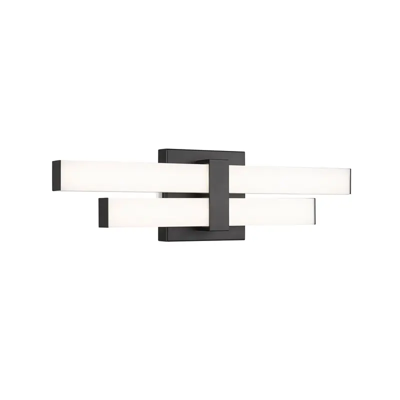 Zane LED Vanity Matte Black