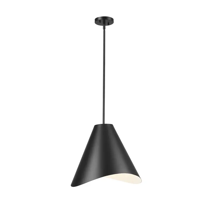 Aria One Light Pendant Matte Black