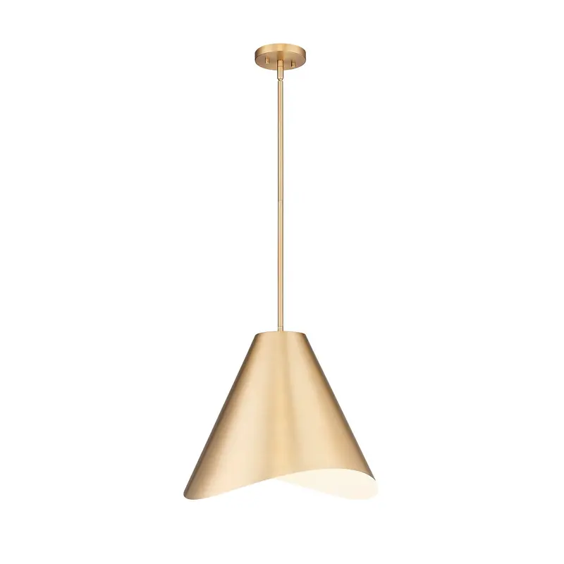 Aria One Light Pendant Modern Gold