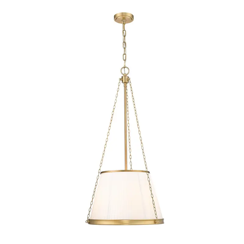 Madeline Five Light Pendant Modern Gold