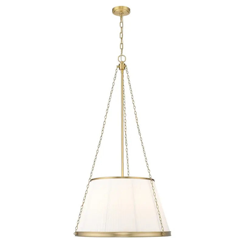 Madeline Six Light Pendant Modern Gold