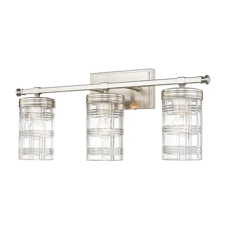 Archer Three Light Vanity Brushed Nickel
