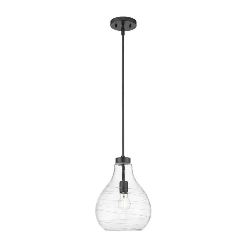Bon Air One Light Pendant Matte Black
