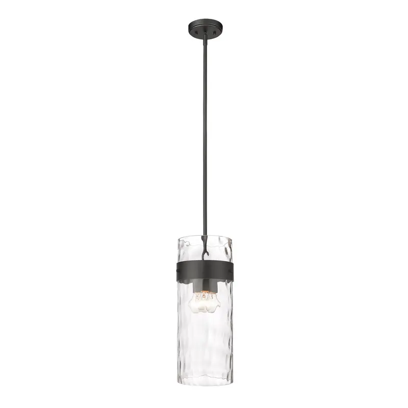 Fontaine Three Light Pendant Matte Black