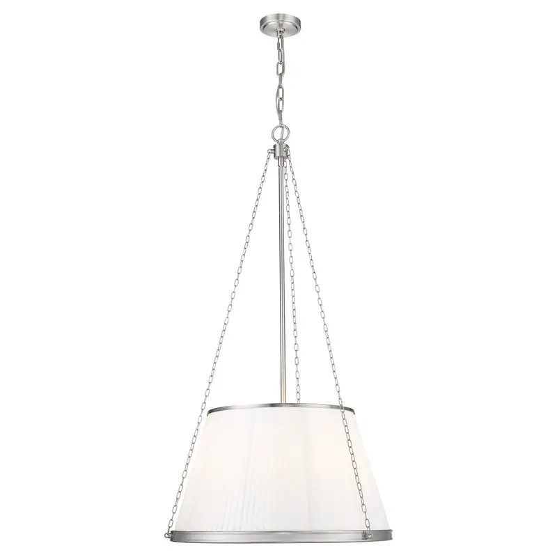 Madeline Six Light Pendant Brushed Nickel