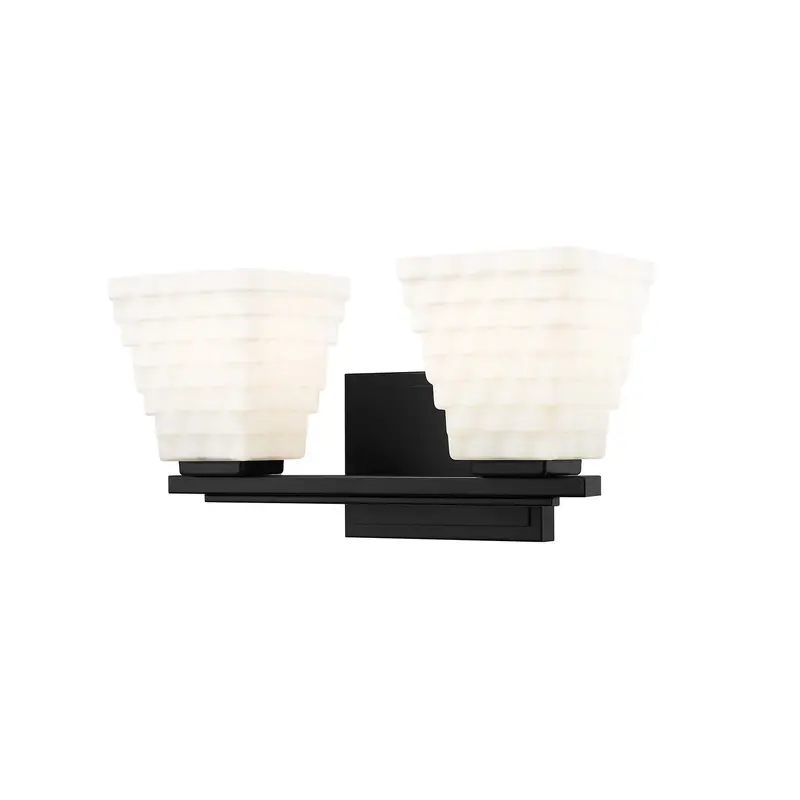 Annalise Two Light Vanity Matte Black