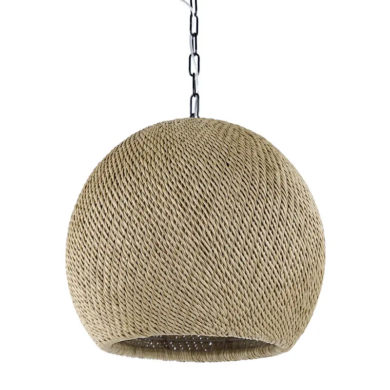 Augustine One Light Outdoor Pendant Black