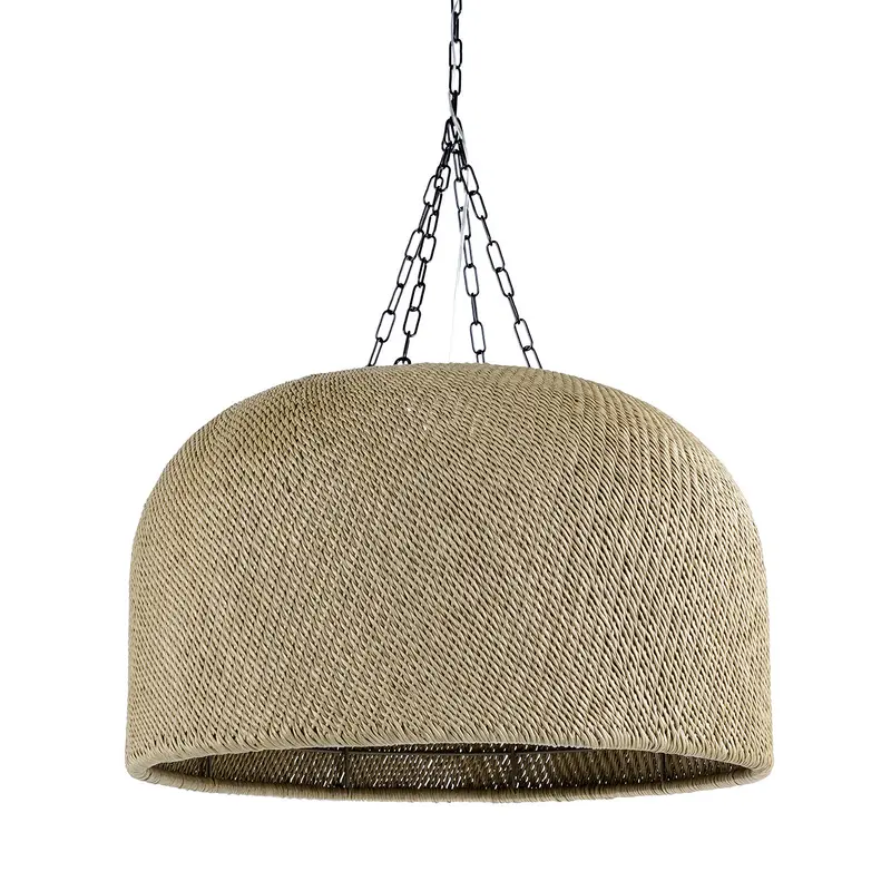 Augustine Three Light Outdoor Chandelier Black