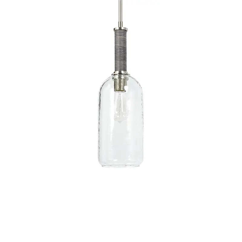Bronson One Light Pendant Pewter