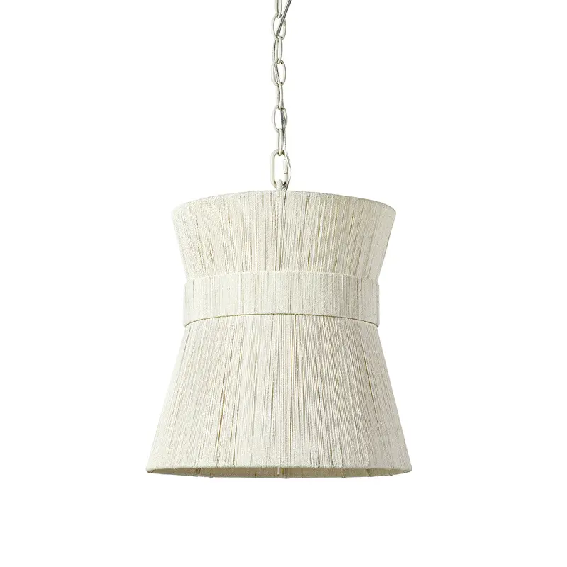 Cassidy One Light Pendant Off-White