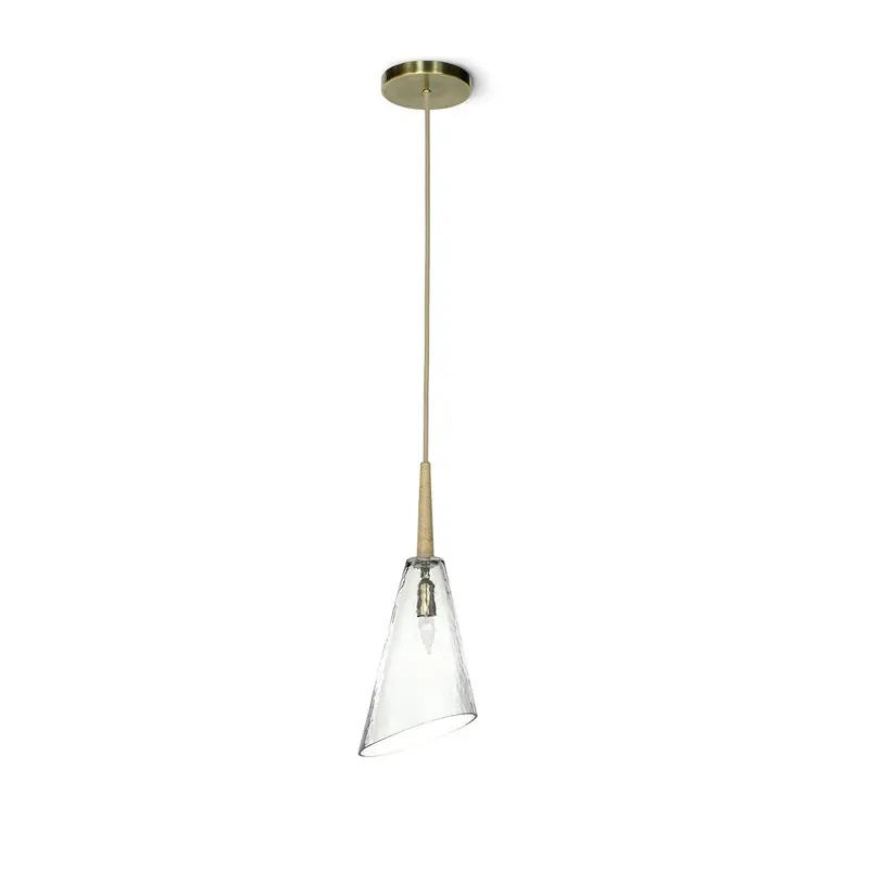 Veraldi One Light Pendant Brass