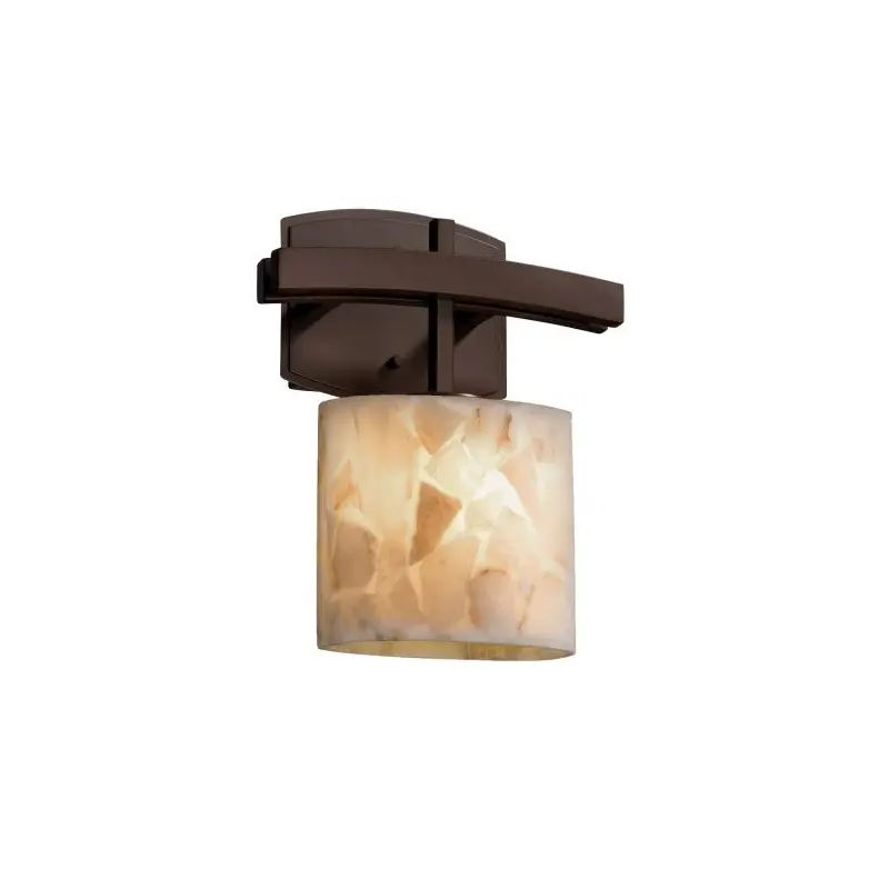 Alabaster Rocks LED Wall Sconce Dark Bronze