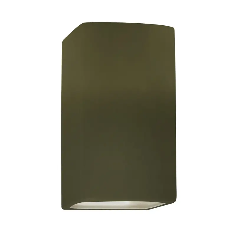 Ambiance One Light Wall Sconce Matte Green
