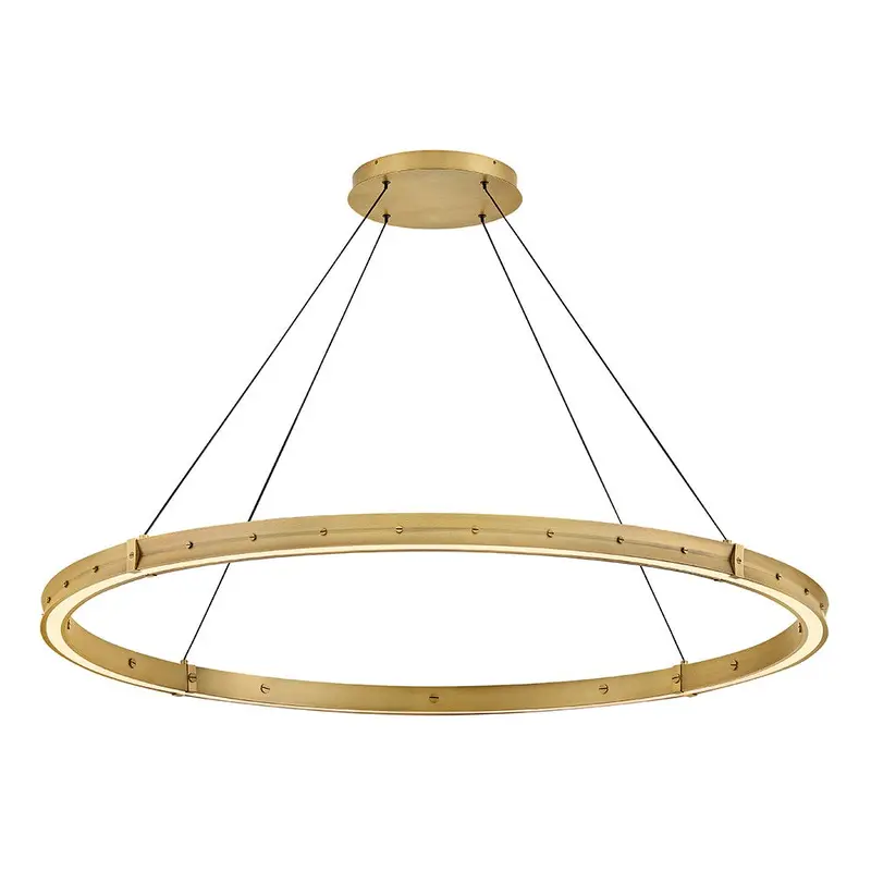 Althea LED Chandelier Lacquered Brass