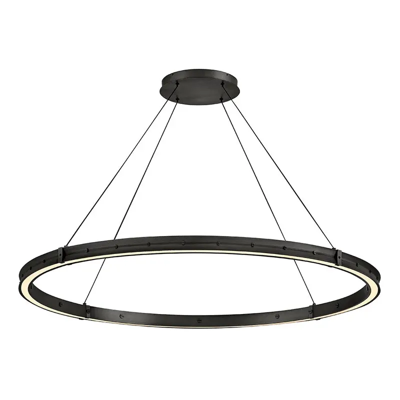 Althea LED Chandelier Satin Black