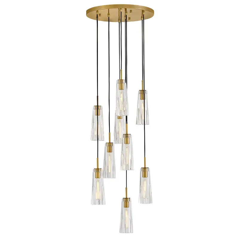 Cosette LED Pendant Heritage Brass