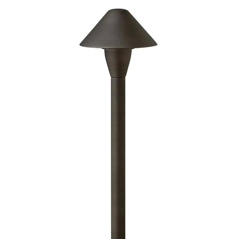 Hardy Island Path Light LED Path Light Brass Satin Black