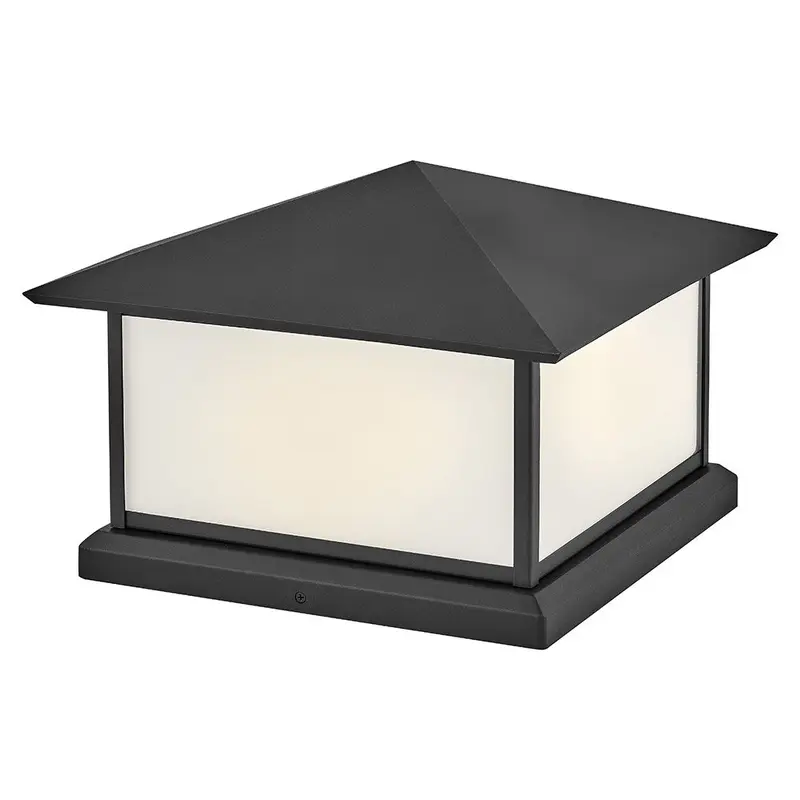 Walter LED Pier Mount Textured Black