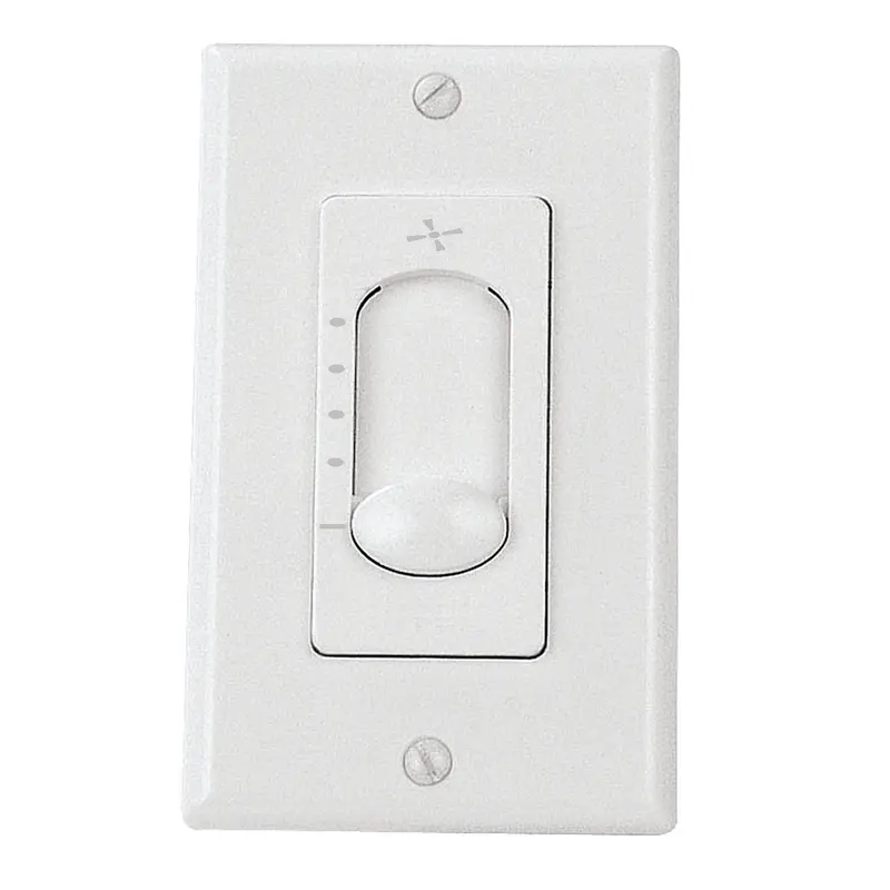 4 Speed Fan Control Wall Control White