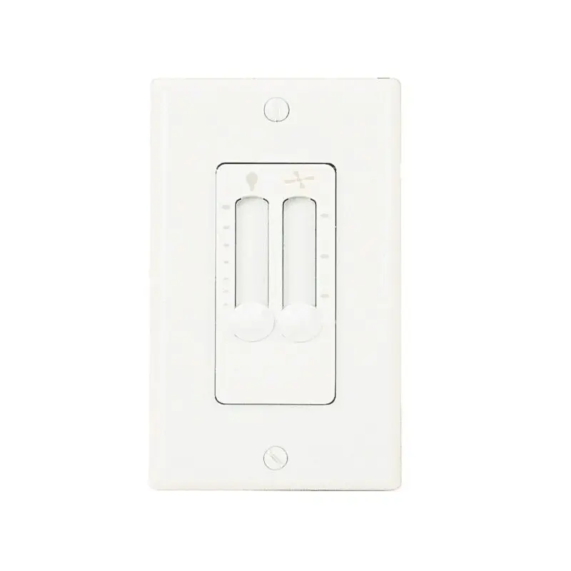 4 Speed Fan/Light Control Wall Control White