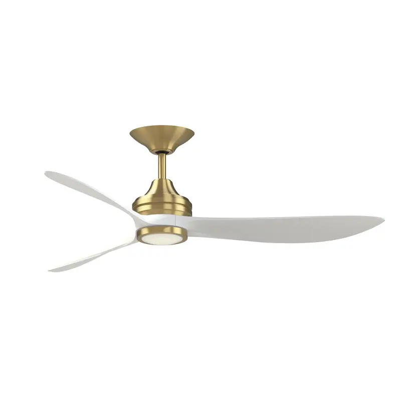 Aviara 60"Ceiling Fan Brushed Satin Brass