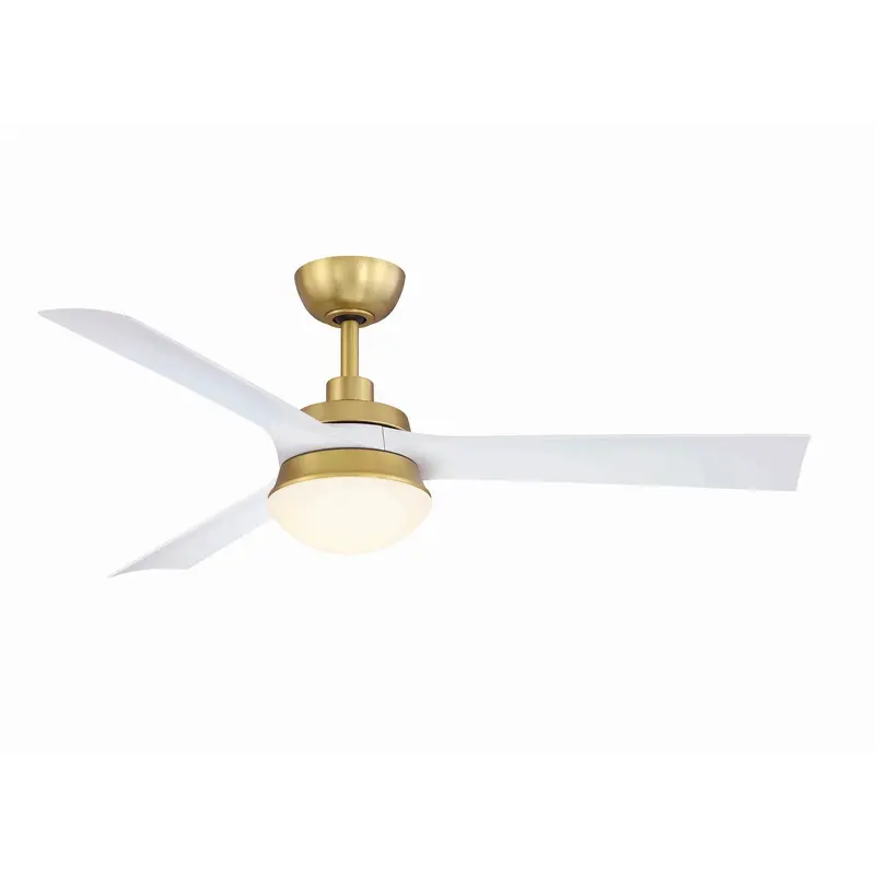 Barlow 52"Ceiling Fan Brushed Satin Brass