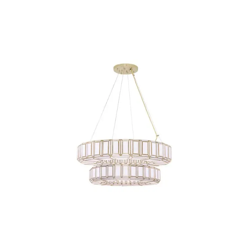 20 Light Chandelier Brass