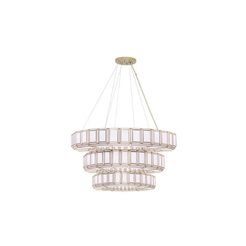 36 Light Chandelier Brass