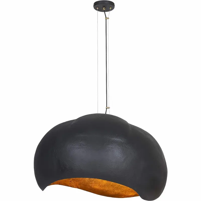 Baleia Four Light Pendant Black