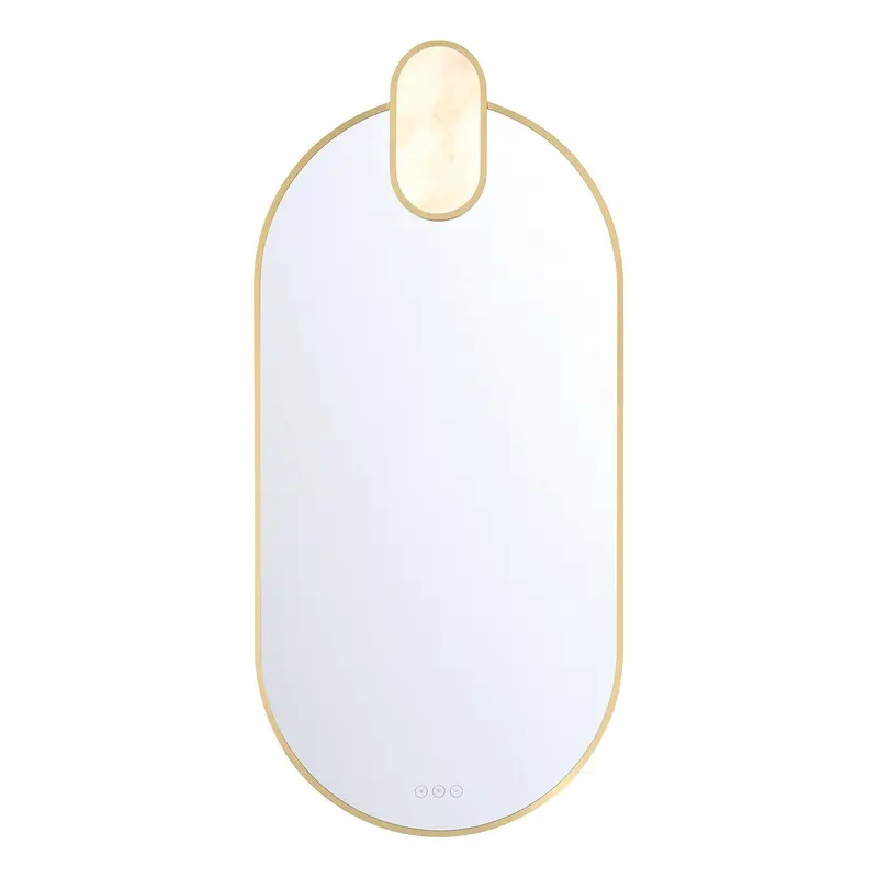 Mrissa LED Mirror Gold