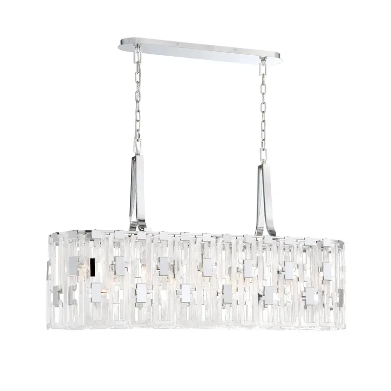 Viviana Nine Light Chandelier Chrome