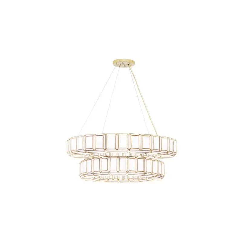 28 Light Chandelier Brass