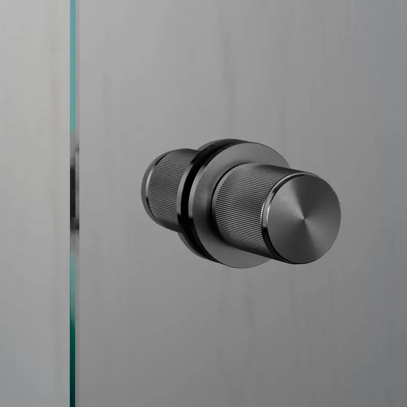 Fixed Door Knob Gun Metal