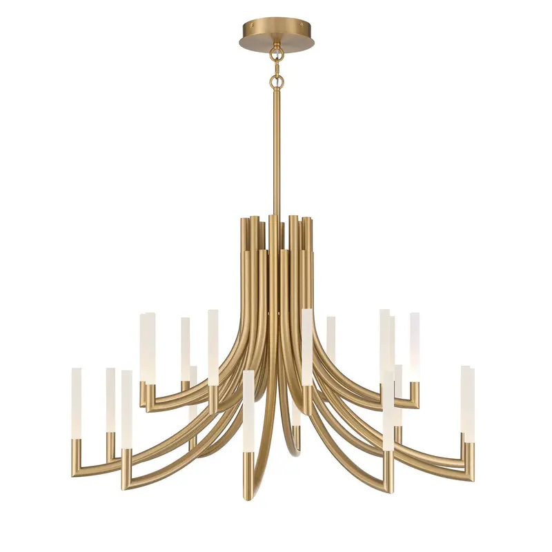 20 Light Chandelier Gold