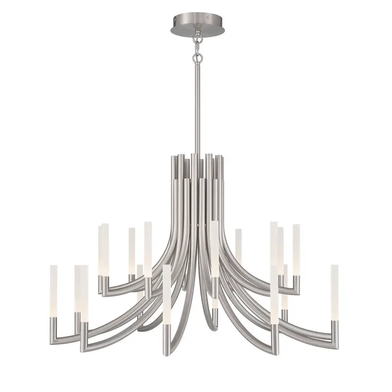 20 Light Chandelier Nickel