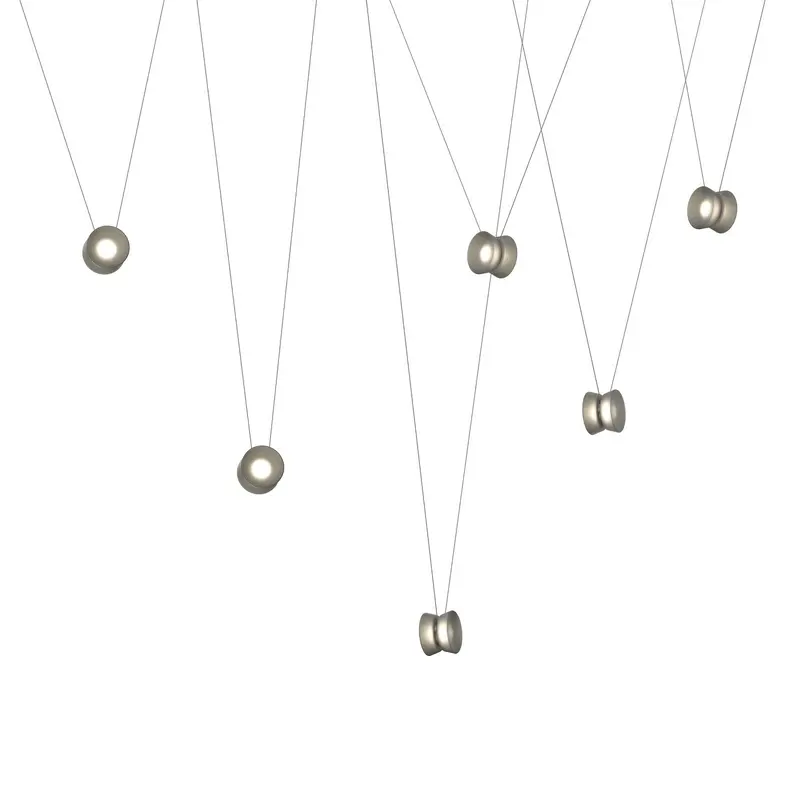 Yo LED Luminaire Configuration Natural Anodized w/ Smoke Shade