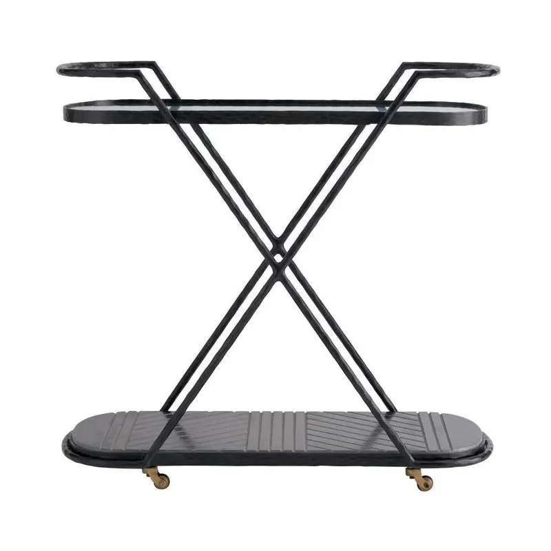 Nakoa Bar Cart Blackened Iron